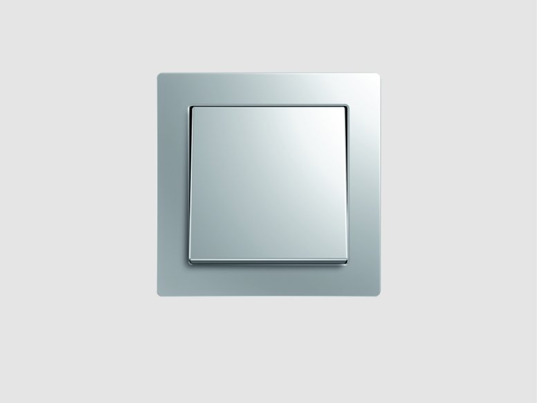 Square stainless steel light switch